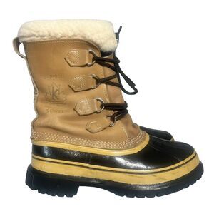 Sorel Caribou Brown and Black Winter Boots